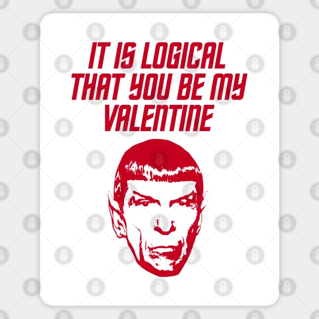 STAR TREK - Logical Valentine's Day Magnet by ROBZILLA